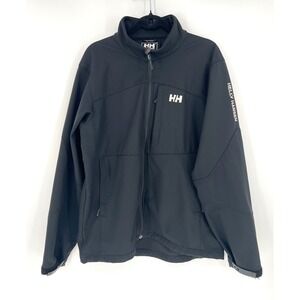 Helly Hansen Paramount Softshell Jacket Men's XL Black Windproof Gorpcore EUC